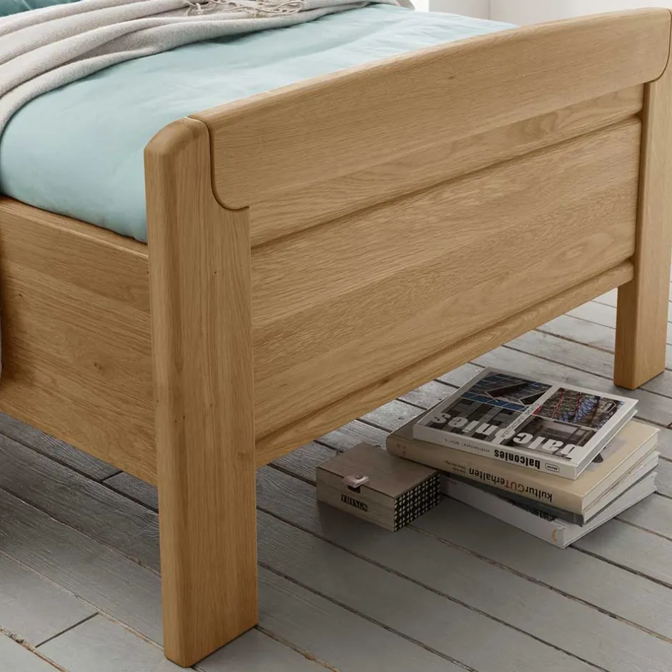 Wohnen Singlebett & Nachtkommode Kombi Set - Emdsiva (zweiteilig)