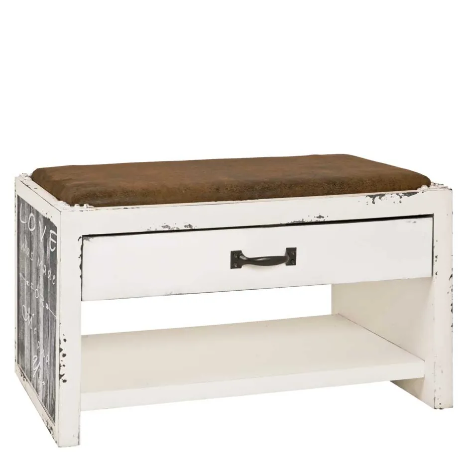 Wohnen Sitzbank Senva im Shabby Chic Look