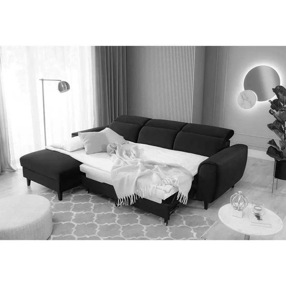 4-Sitzer Bettcouch in Bordeaux Rot - Marissa^Wohnen Sale