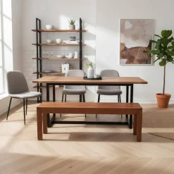 Wohnen 3-Sitzer Gartenbank Tamyno aus Holz geölt