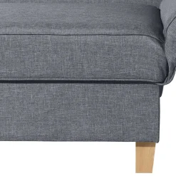 3-Sitzer Recamiere in Jeansblau mit Buche - Foresta^Wohnen Hot