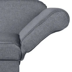 3-Sitzer Recamiere in Jeansblau mit Buche - Foresta^Wohnen Hot