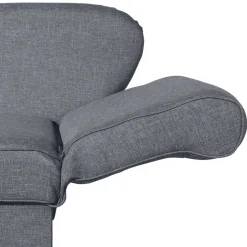 3-Sitzer Recamiere in Jeansblau mit Buche - Foresta^Wohnen Hot