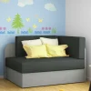 1-Sitzer Schlafsofa in Anthrazit und Hellgrau - Bali^Wohnen Hot