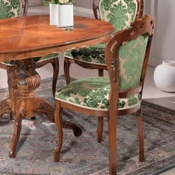 Sitzgruppe im Barockstil Magari mit 5 Polsterstühlen (sechsteilig)^Wohnen Clearance