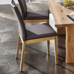 Wohnen Sitzgruppe Sympatia aus Wildeiche Massivholz (sechsteilig)