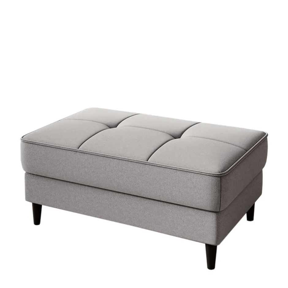 Sitzhocker mit Truhe in Hellgrau - Obbo^Wohnen Online