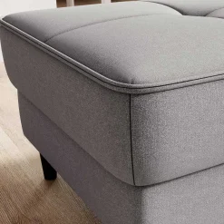 Sitzhocker mit Truhe in Hellgrau - Obbo^Wohnen Online