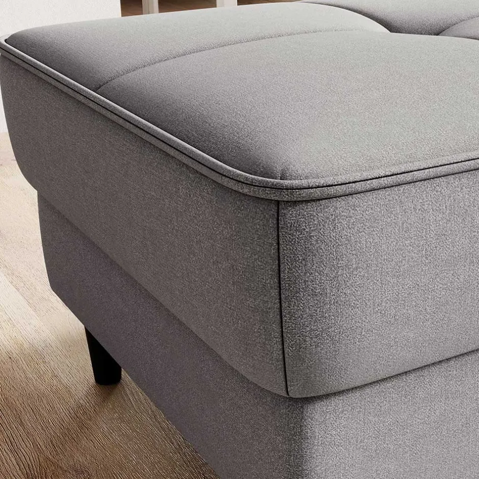 Sitzhocker mit Truhe in Hellgrau - Obbo^Wohnen Online