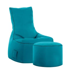 Kinder Wohnen Sitzsack Mazarena in Türkis