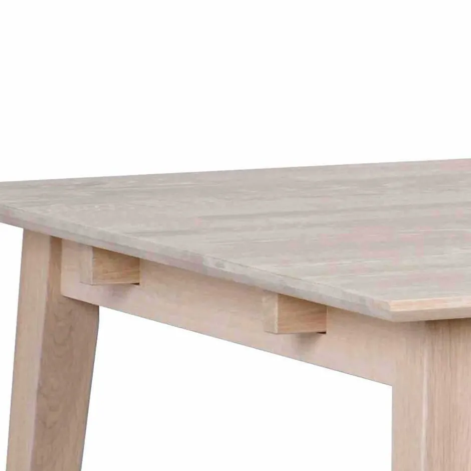 Wohnen Skandi Ausziehtisch & 6 Stühle - Pessoa I (siebenteilig)