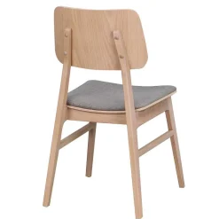 Wohnen Skandi Ausziehtisch & 6 Stühle - Pessoa I (siebenteilig)