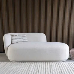 Wohnen Skandi Design Couch in Cremeweiß - Premuda