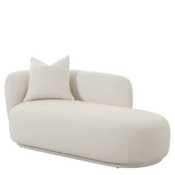 Wohnen Skandi Design Couch in Cremeweiß - Premuda