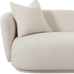 Wohnen Skandi Design Couch in Cremeweiß - Premuda