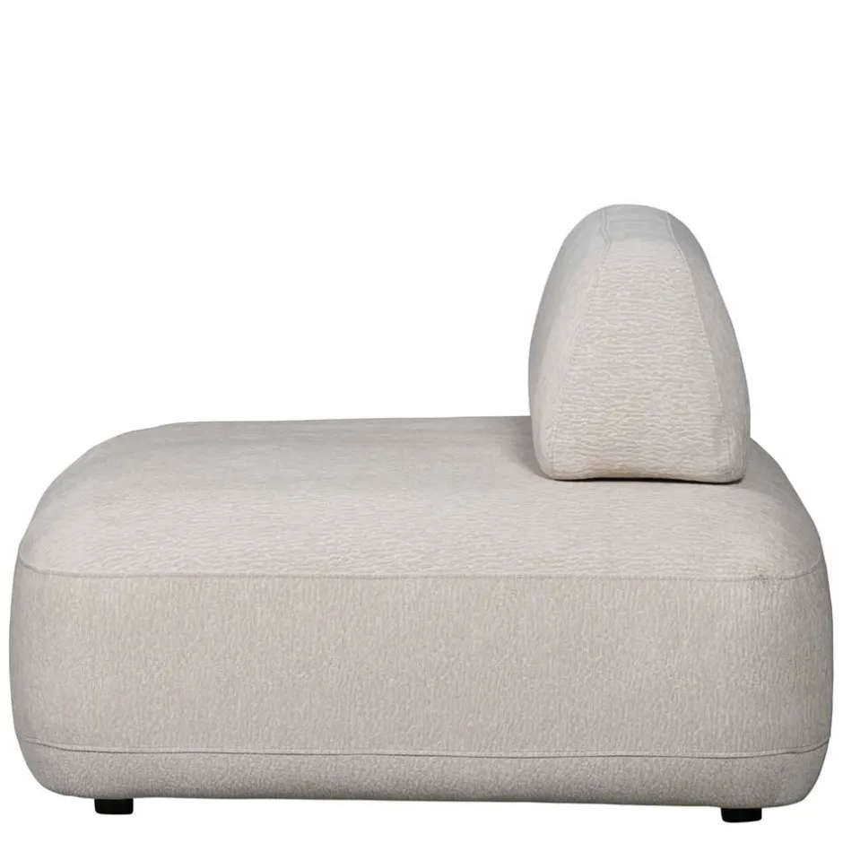 Skandi Designsessel in Beige Strukturstoff - Samuele^Wohnen Clearance