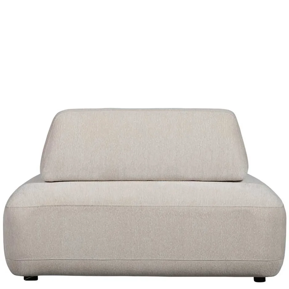 Skandi Designsessel in Beige Strukturstoff - Samuele^Wohnen Clearance