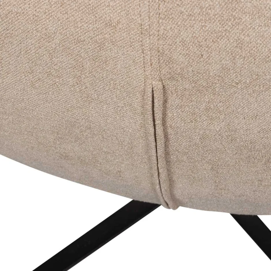 Wohnen Skandi Drehsessel mit Sterngestell - Siotra