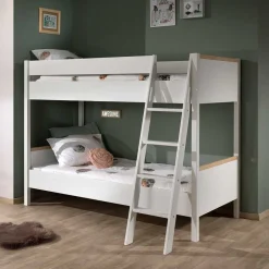Kinder Wohnen Skandi Etagenbett mit Schrägleiter - Lencon