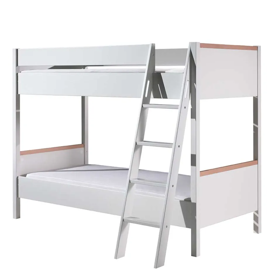 Kinder Wohnen Skandi Etagenbett mit Schrägleiter - Lencon