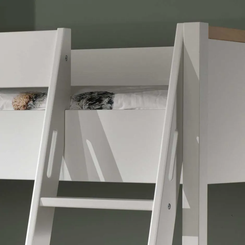 Kinder Wohnen Skandi Etagenbett mit Schrägleiter - Lencon