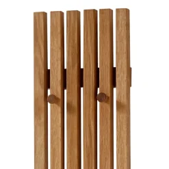 Wohnen Skandi Garderobenpaneel aus Eiche Massivholz - Artensian