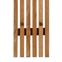 Wohnen Skandi Garderobenpaneel aus Eiche Massivholz - Artensian