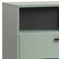 Skandi Hochkommode mit vier Schubladen & Fach - Velmarun^Wohnen Discount