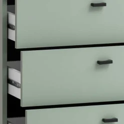 Skandi Hochkommode mit vier Schubladen & Fach - Velmarun^Wohnen Discount