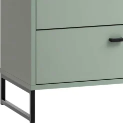 Skandi Hochkommode mit vier Schubladen & Fach - Velmarun^Wohnen Discount