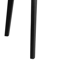 Wohnen Skandi Küchentisch in Weiß & Schwarz - Composia