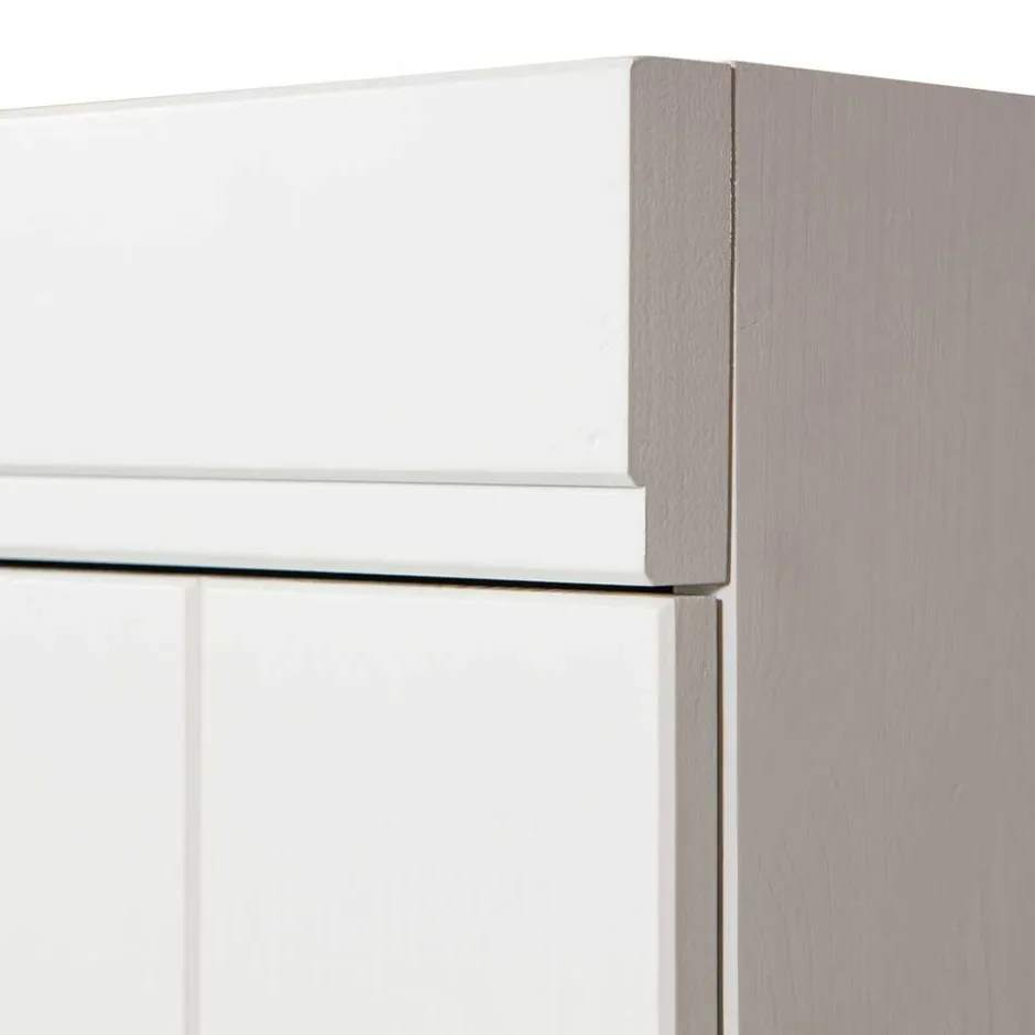 Skandi Kleiderschrank in Weiß - Mattressa I^Wohnen Sale