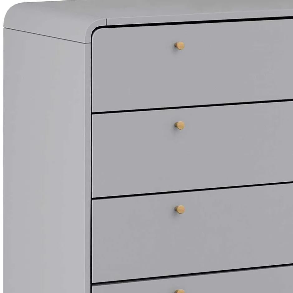 Skandi Kommode in Grau & Eiche - Wavan^Wohnen Online