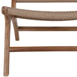 Skandi Loungestuhl aus Kordel Geflecht - Yannick^Wohnen Best