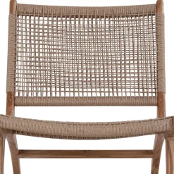 Skandi Loungestuhl aus Kordel Geflecht - Yannick^Wohnen Best