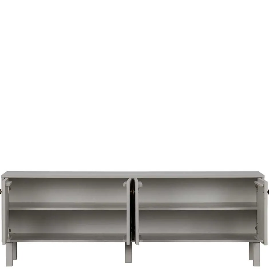 Skandi Lowboard 4-türig in Grau - Huvina^Wohnen Hot