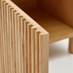 Wohnen Skandi Nachtschrank in Eiche - Azuro