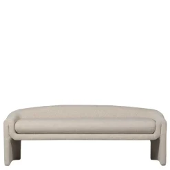 Skandi Polsterbank in Beige Strukturstoff - Greta^Wohnen Outlet