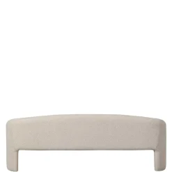 Skandi Polsterbank in Beige Strukturstoff - Greta^Wohnen Outlet