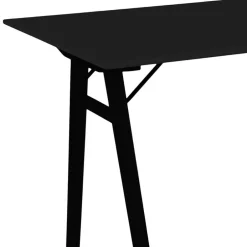 Wohnen Skandi Schreibtisch in Schwarz - Vallino