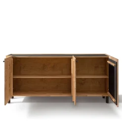 Wohnen Skandi Sideboard aus Wildeiche massiv - Valouis