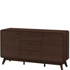 Wohnen Skandi Sideboard in Walnuss Optik - Pastilla