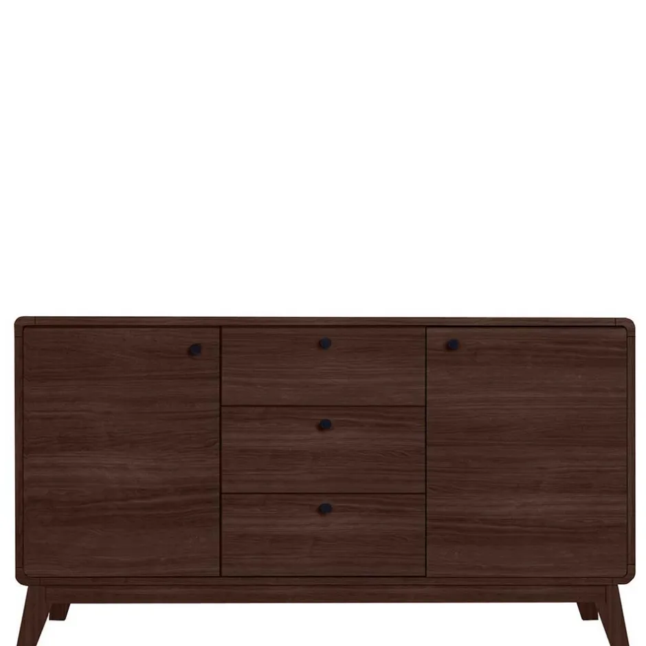 Wohnen Skandi Sideboard in Walnuss Optik - Pastilla