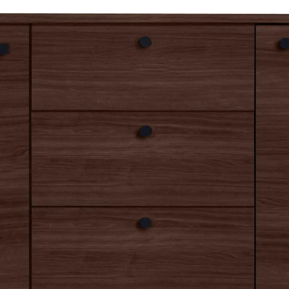 Wohnen Skandi Sideboard in Walnuss Optik - Pastilla