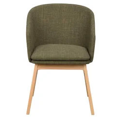 Skandi Tischsessel in Dunkelgrün - Loris (2er Set)^Wohnen Outlet