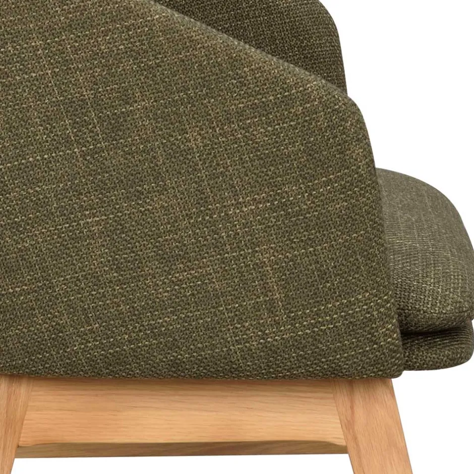 Skandi Tischsessel in Dunkelgrün - Loris (2er Set)^Wohnen Outlet