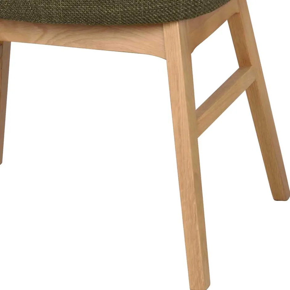 Skandi Tischsessel in Dunkelgrün - Loris (2er Set)^Wohnen Outlet