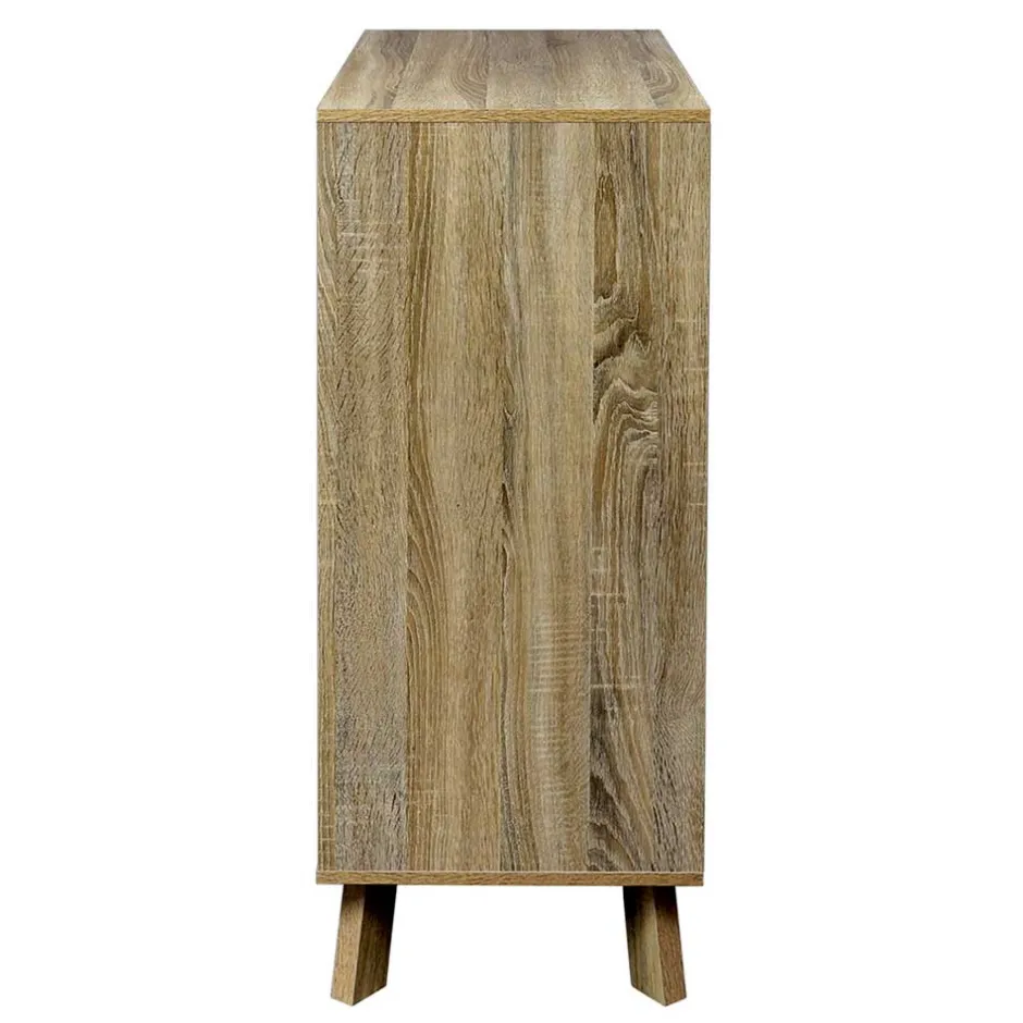 Skandi Türen-Kommode in Weiß & Sonoma-Eiche - Mesues^Wohnen Sale