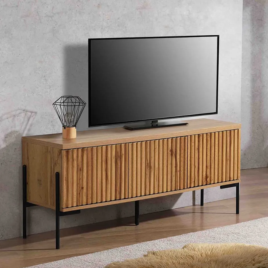 Wohnen Skandi TV Board 130 cm breit - Elastian