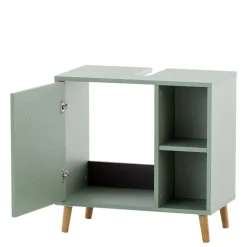 Skandi Waschbeckenunterschrank in Graugrün - Vereny^Wohnen New